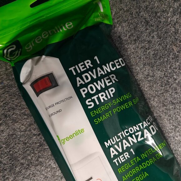 Greenlite Tier 1 Advanced 7-Outlet Surge Protector Power Strip – 3FT Cord - Picture 3 of 3